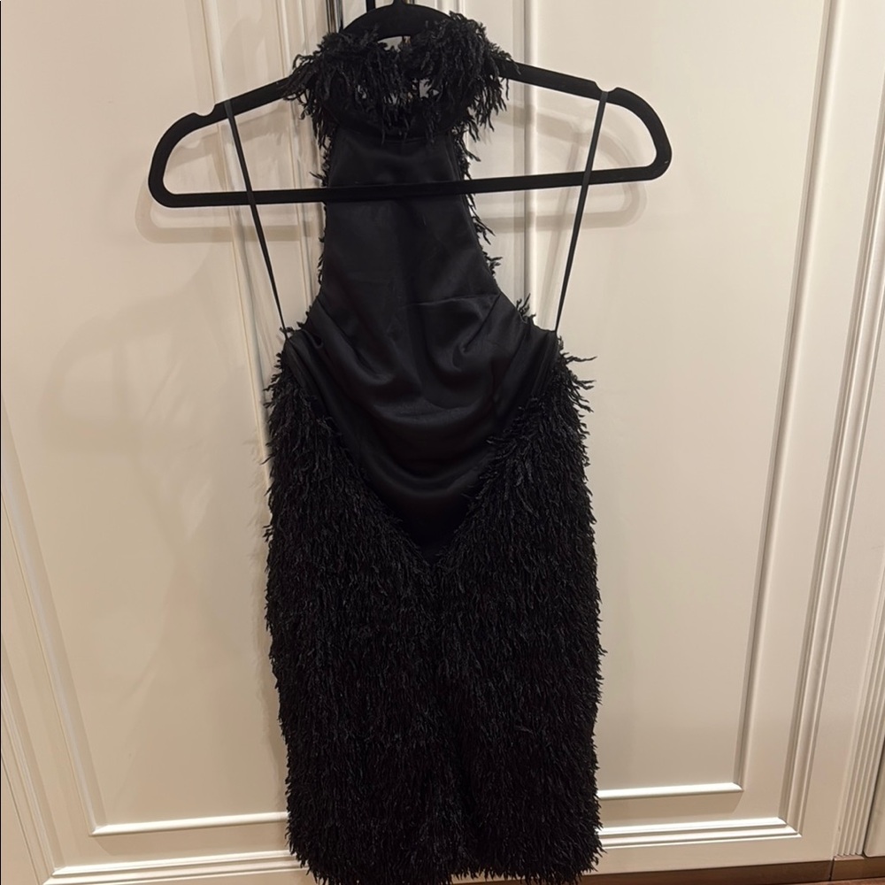 Fashion Nova Black Halter Sheath Dress - Picture 2 of 3